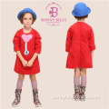 Fashion Red Dress for Winter, Winter Child Wear, Baby Clothing